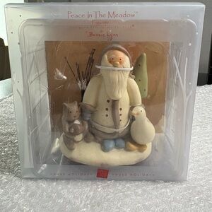 Russ Peace in the Meadow- Santa Goose Squirrel Christmas Winte